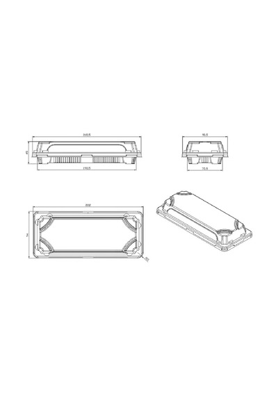 Sushi Servis Seti 218X90 Mm - 100 Adet