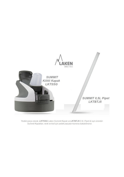 Laken 18/8 P.çelik Summit Termos Şişe 0,50-çelik Lkts5 Çelik