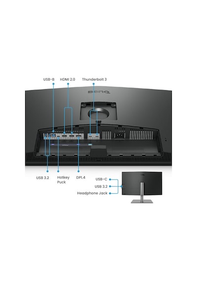 BenQ PD3225U 32" P3 Thunderbolt 3 5 MS 60 Hz  4K UHD IPS Monitör