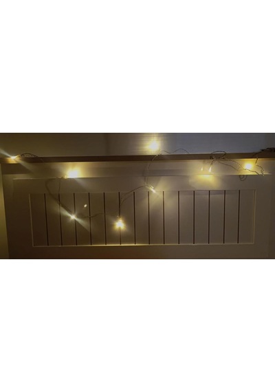 Led Pilli Dekoratif Led Işık Yılbaşı Süsü 2 Metre Duvar Dekor Hediye