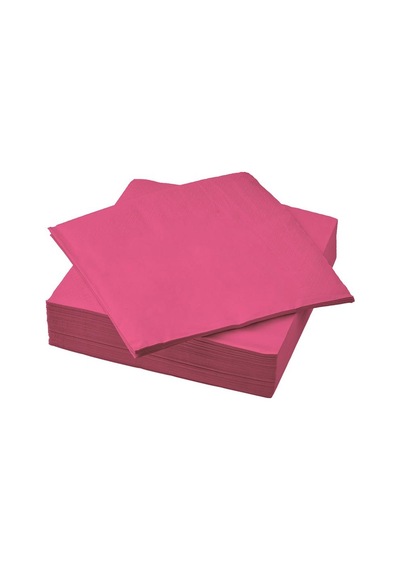 Ikea Fantastısk Peçete Parlak Pembe 50'li 40 x 40 CM