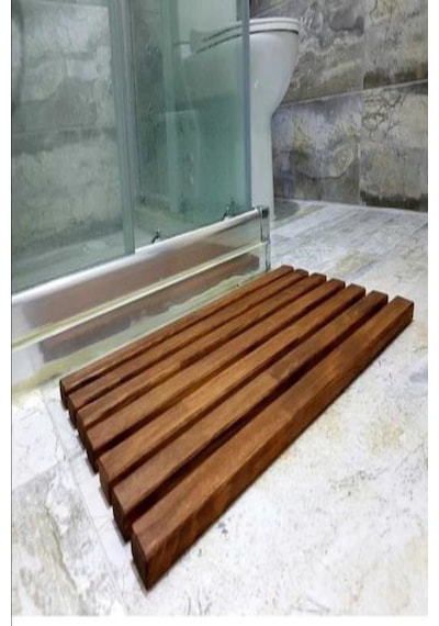 Madam Curie® Ahşap Banyo Paspası Ahşap