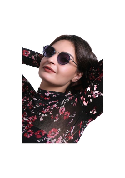 Görüşbaz Pilook Unisex Güneş Gözlüğü Uv400 Koruma Oval Model Lunaflex Serisi Desenli