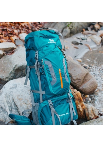 Kuara Su Geçirmez Outdoor Trekking Sırt Çantası - 80l, Yeşil