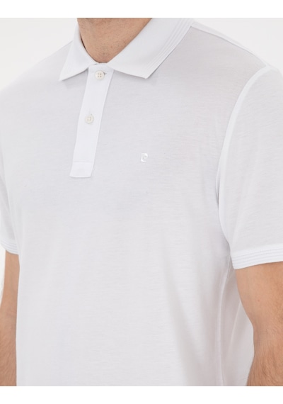 Pierre Cardin Erkek Beyaz Tişört Basic 50302561-vr013 Beyaz