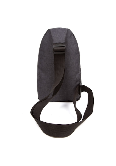 Newısh Polo Accessorıes Unisex Siyah Keten Kulaklık Çıkışlı Çapraz Askılı Bel Ve Omuz Çantası Siyah