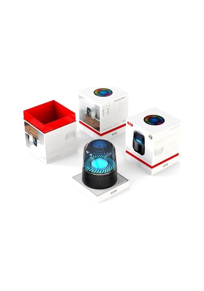 Rgb Işıklı 1800mah Taşınabilir Şarj Edilebilir Kablosuz Bluetooth Hoparlör F37