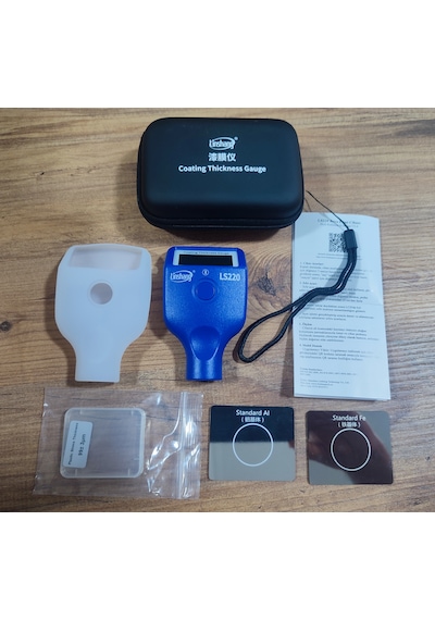 Linshang Ls220 Boya Ölçüm Cihazı 0-5000um Ölçüm Aralığı Demir Alüminyum Galvanizli Demir Ölçer Bluetooth'lu