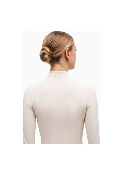 Because Of Alice Base Sculpting Long Sleeve Top Uzun Kollu Şekillendirici Kadın Üst Krem