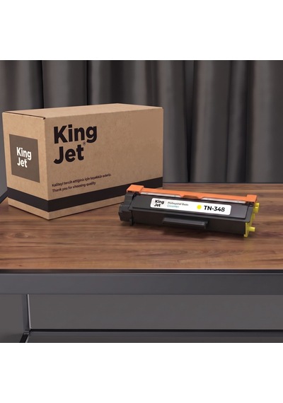 Kingjet Brother Uyumlu Tn-348 Sarı Yüksek Kapasiteli Tekli Uyumlu  Toner Dcp-9055cdn