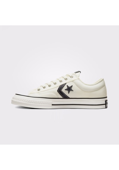 Converse Star Player 76 Premium Canvas Unisex Beyaz Sneaker Krem