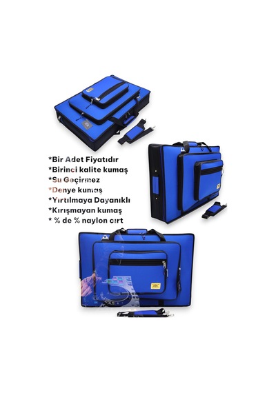 Xdj-rx3 Setup Için Uyumlu Çanta Soft Case Kılıf. Mavi.