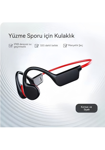 Tekoo X7 Kemik İletimli Kablosuz Yüzme Ve Koşu Kulaklığı