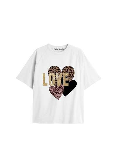Kalic Studio Y2k Vintage Pickles Baskılı Siyah T-shirt Kod 132 Beyaz-132