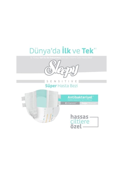 Sleepy Sensitive Süper Yetişkin Hasta Bezi Small 30 Adet S