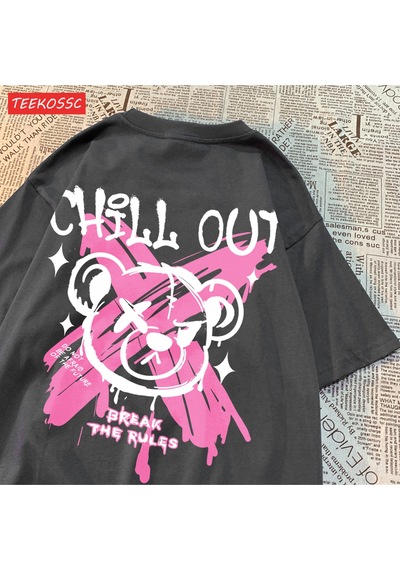 Noıssey Urban Pop Graphic Kadın Tişört Koleksiyonukod 5166 Füme