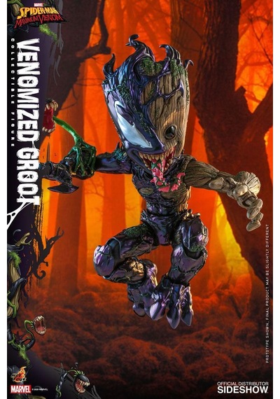 Hot Toys Venomized Groot Collectible Figure Tms 027 - Spider-Man.