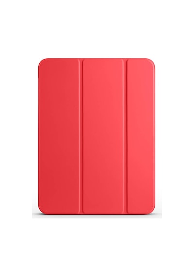 Apple Uyumlu iPad  Pro 11 2025 M5 Mkst Smart Cover Kalem Bölmeli Standlı 1-1 Kılıf - Kırmızı Tablet Kılıfı