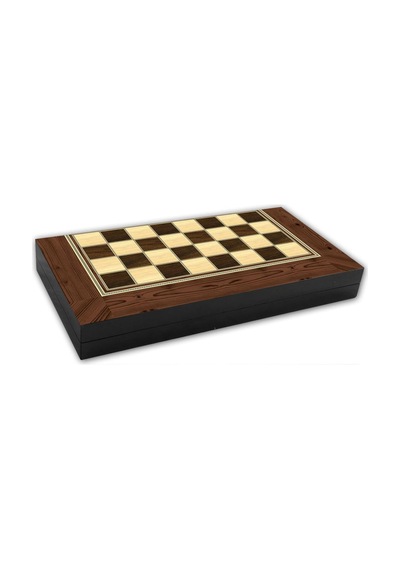 Star Tavla Platin Ceviz Büyük Boy 12 Mm Mdf Kasa, Parlak Selefon Kaplama, Çizilmeye Karşı Diren