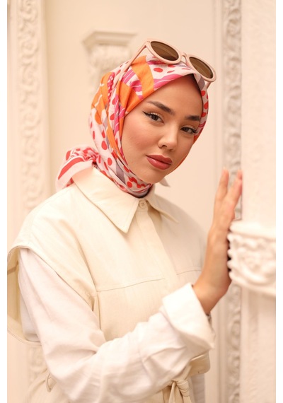 Silk Home Olinda Eşarp 48003-28 Nar Çiçeği
