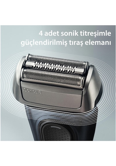 Braun Series 8 Elektrikli Tıraş Makinesi Şarj Standı Islak ve Kuru 8513S Braun Series 8 Elektrikli Tıraş Makinesi Şarj Standı Islak ve Kuru 8513S