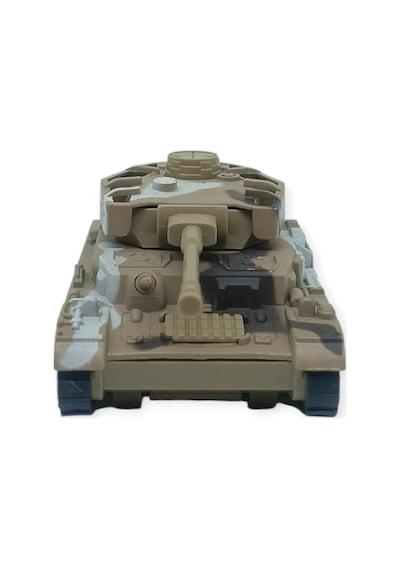 Kamuflajlı Askeri Tank Oyuncak - Gerçekçi Detaylı Model Savaş Tankı - Kahverengi