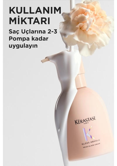 Gloss Absolu Kalın Telli Ve Elektriklenmeye Eğilimli Saçlar Için Elektriklenme Karşıtı Şek