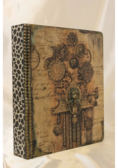 Mücevher Kutusu Kitap Şeklinde Ahşap El Yapımı Hand Made