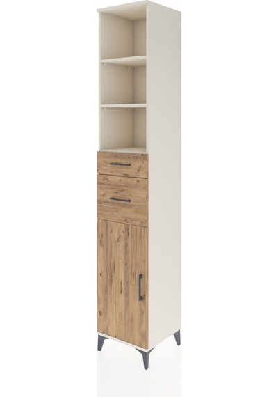 Hyperion Dolap 4 Raflı 2 Çekmeceli Tek Kapaklı 44x44x243 Aytaşı-çam Aytası Hyperion Dolap 4 Raflı 2 Çekmeceli Tek Kapaklı 44x44x243 Aytaşı-çam Aytası