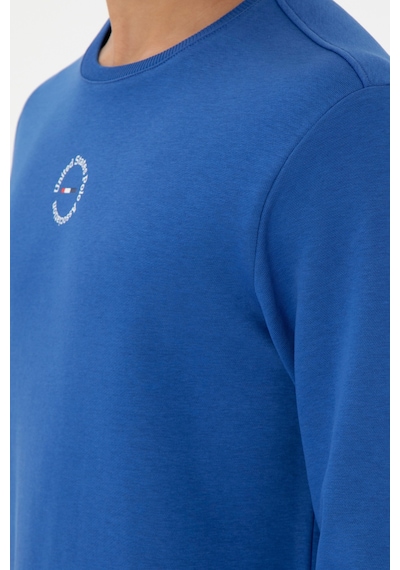 U.S. Polo Assn. Erkek Regular Fit Bisiklet Yaka Saks Sweatshirt 50293436-VR045
