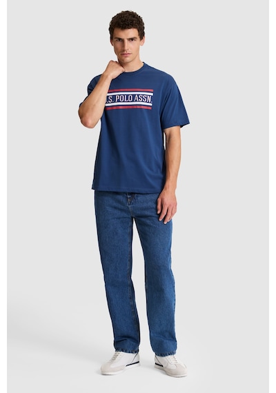 U.S. Polo Assn. U.s. Polo Assn. Erkek Açık Lacivert Tişört 50327191-vr059