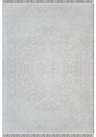 Woolen Halı Delüxe Viscon Akrilik Salon Halısı 6505 Grı Renkli