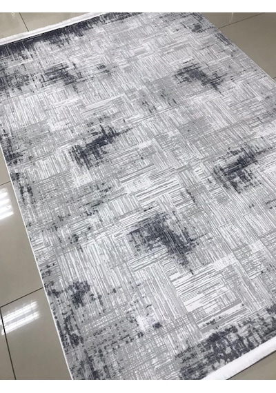 Liparis Halı Toscana 230g Serisi Triko Akrilik Salon Oturma Yatak Odası Halısı Gri - Antrasit