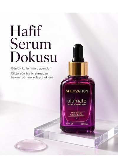 Leke Karşıtı Ve Aydınlatıcı C Vitamini Serum 30ml Arbutin, Tranexamic Asit, Niacinamide, Hyalüronik Asit - Gözenek Sıkılaştırıcı Etki