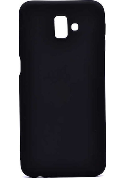 Samsung Uyumlu Galaxy J6 Plus Kılıf Zore Premier Silikon Kapak Siyah