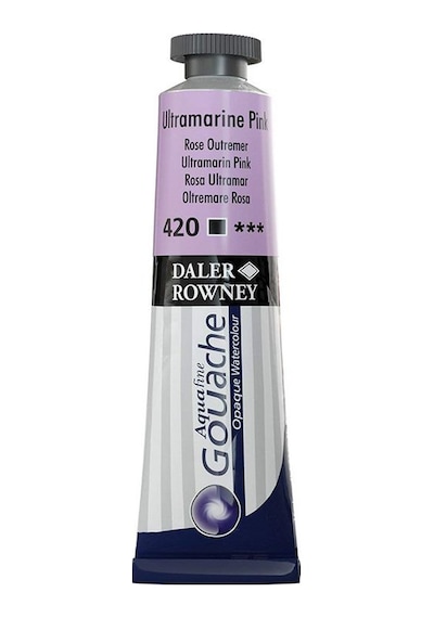 Daler Rowney Aquafine Opak Guaj Boya 15Ml 420 Ultramarine Pink