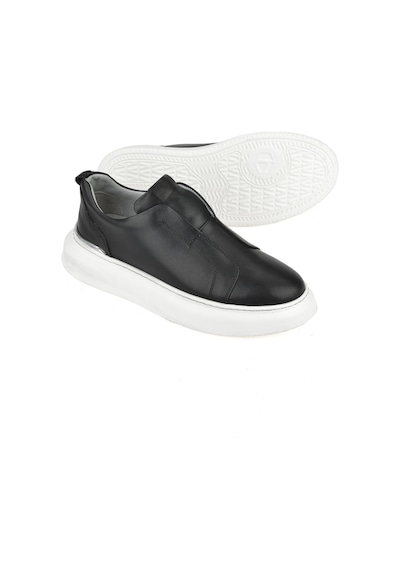 Ziya, Erkek Hakiki Deri Sneaker 151987z026 Siyah 151987z026 000 Siyah