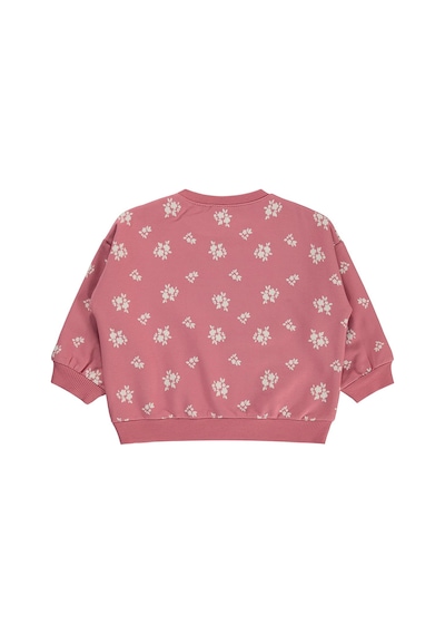 Civil Baby Çiçek Empirme Basic 6-18 Ay Sweatshirt - Pembe GÜL KURUSU