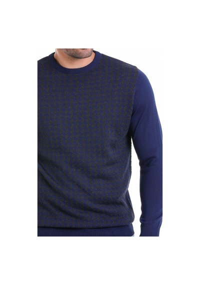 Hatemoğlu Erkek Lacivert Regular Fit Yünlü Desenli Bisiklet Yaka Lacivert (556720325) Lacivert Hatemoğlu Erkek Lacivert Regular Fit Yünlü Desenli Bisiklet Yaka Lacivert (556720325) Lacivert