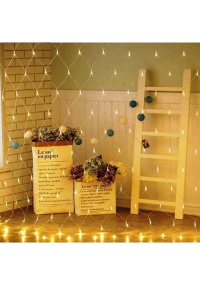 Dekor Ramazan Işıkları Ağ Led Işık Gün Işığı Ağ Led Işık Eklemeli Warm Light Led Işık Örümcek Ağı Işığı