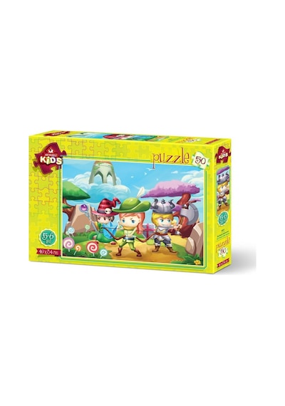 Art Puzzle Kids 50 Parça Üç Küçük Kahraman Çocuk Puzzle