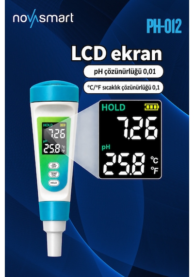 Ph-012 Yarı Katı Ve Sıvı Numuneler Için Dijital Ph Metre