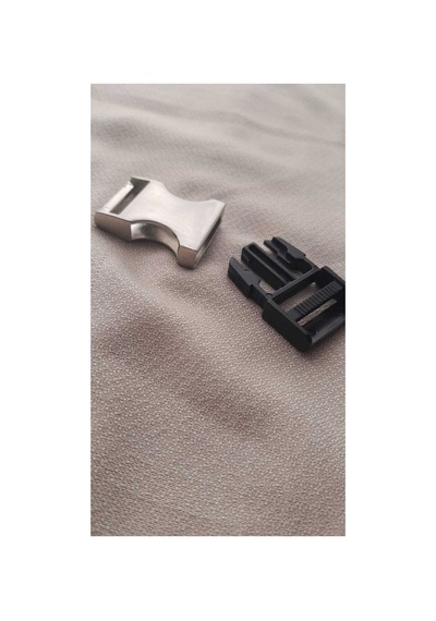 Çanta Kolon Tokası Metal + Vplastik / Boy En 5x2,5 Cm / 1,8 Cm Kemer Genişliği
