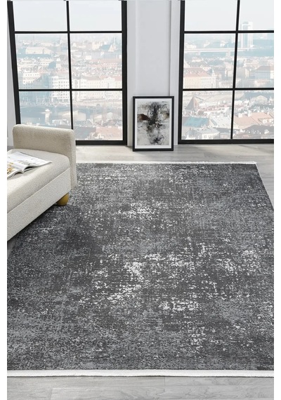 Seyran Halı Evita 6001 Antrasit %50 Polyester - Polipropilen Yolluk