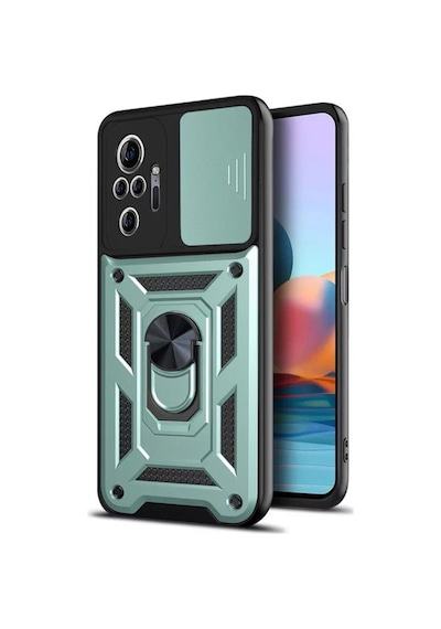 Xiaomi Redmi Note 10 Pro Kilif Kamera Korumali Sürgülü Zirh Tank 446594864