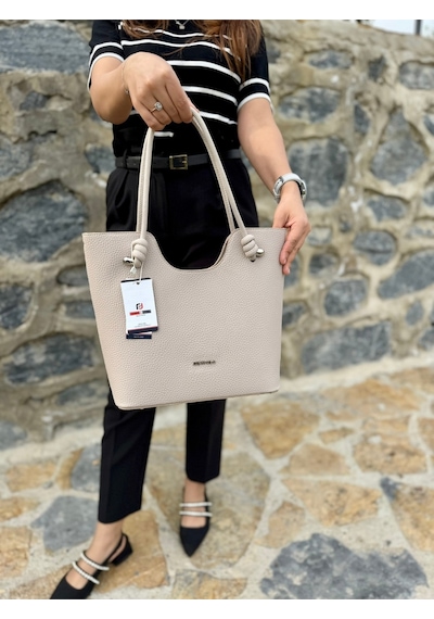 Just Polo Kadın Yeni Sezon Yumuşak Deri Lüks El Çantası Shopper Taş 53889224