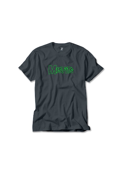 Misfits Logo Green Krem Tişört