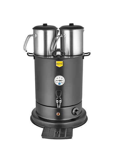 Remta 2 Demlikli Elite Çay Makinesi 25 Lt Siyah