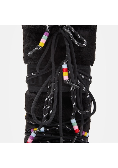 Moon Boot Icon Faux Fur Beads Kadın Bot 80d1408990 Siyah