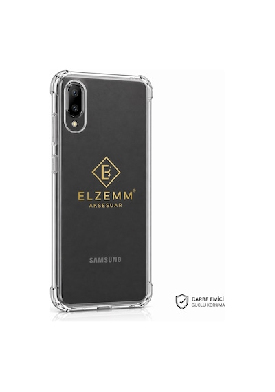 Samsung Galaxy A02 Uyumlu Şeffaf Silikon Kılıf Darbe Emici İnce Esnek Koruma Kapak